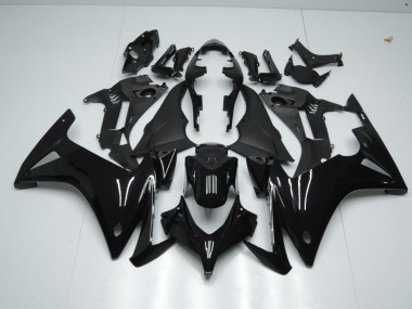 Glanz & Matt Schwarz 2013-2015 Honda CBR500RR Motorrad Verkleidung
