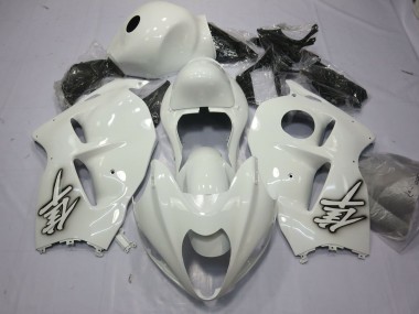 Glänzend Weiß 1997-2007 Suzuki GSXR 1300 Motorrad Verkleidung