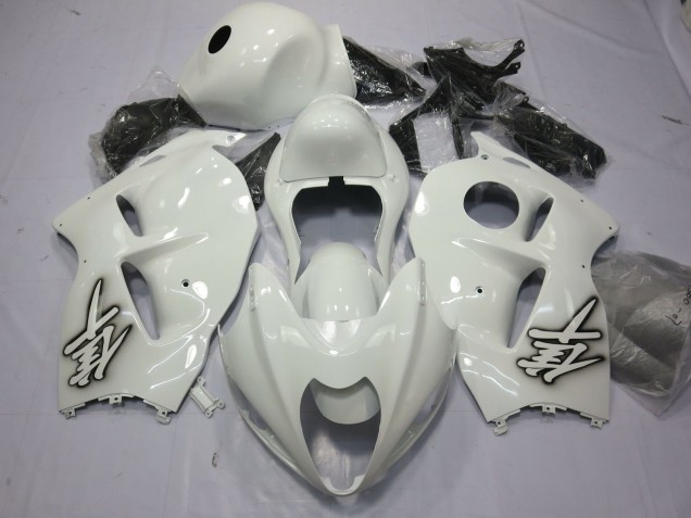 Glänzend Weiß 1997-2007 Suzuki GSXR 1300 Motorrad Verkleidung Glänzend Weiß 1997-2007 Suzuki GSXR 1300 Motorrad Verkleidung