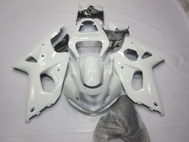 Glänzend Weiß 2000-2002 Suzuki GSXR 1000 Motorrad Verkleidung