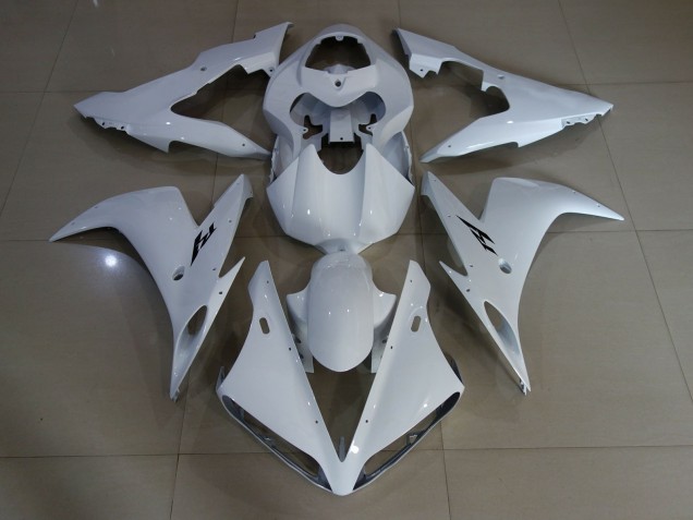 Glänzend Weiß 2004-2006 Yamaha R1 Motorrad Verkleidung Glänzend Weiß 2004-2006 Yamaha R1 Motorrad Verkleidung