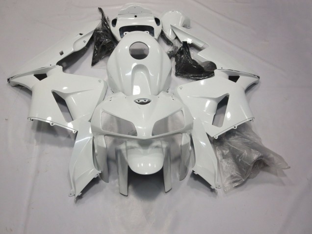 Glänzend Weiß 2005-2006 Honda CBR600RR Motorrad Verkleidung Glänzend Weiß 2005-2006 Honda CBR600RR Motorrad Verkleidung