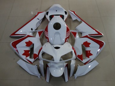 Glänzend Weiß 2005-2006 Honda CBR600RR Motorrad Verkleidung