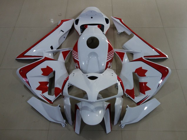 Glänzend Weiß 2005-2006 Honda CBR600RR Motorrad Verkleidung Glänzend Weiß 2005-2006 Honda CBR600RR Motorrad Verkleidung