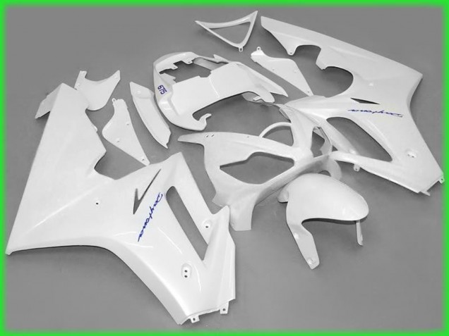 Glänzend Weiß 2006-2008 Triumph Daytona 675 Motorrad Verkleidung Glänzend Weiß 2006-2008 Triumph Daytona 675 Motorrad Verkleidung