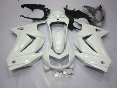 Glänzend Weiß 2008-2012 Kawasaki Ninja 250 Motorrad Verkleidung