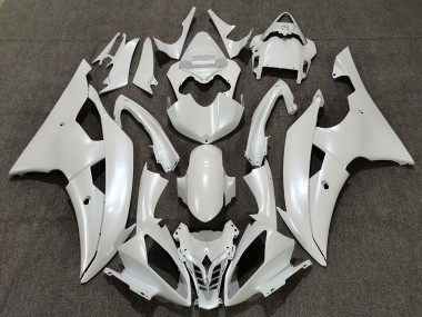 Glänzend Weiß 2008-2016 Yamaha R6 Motorrad Verkleidung