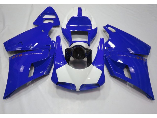 Glänzend Blau & Weiß 1993-2005 Ducati 996 748 916 998 Motorrad Verkleidung Glänzend Blau & Weiß 1993-2005 Ducati 996 748 916 998 Motorrad Verkleidung