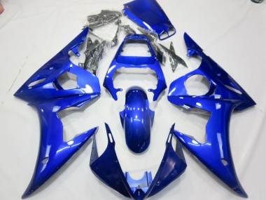 Glänzend Blau 2003-2004 Yamaha R6 Motorrad Verkleidung