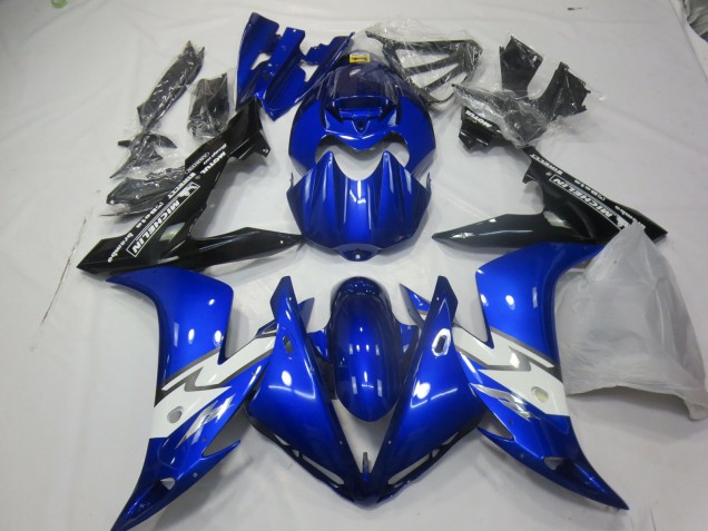 Glänzend Blau Weiß 2004-2006 Yamaha R1 Motorrad Verkleidung Glänzend Blau Weiß 2004-2006 Yamaha R1 Motorrad Verkleidung