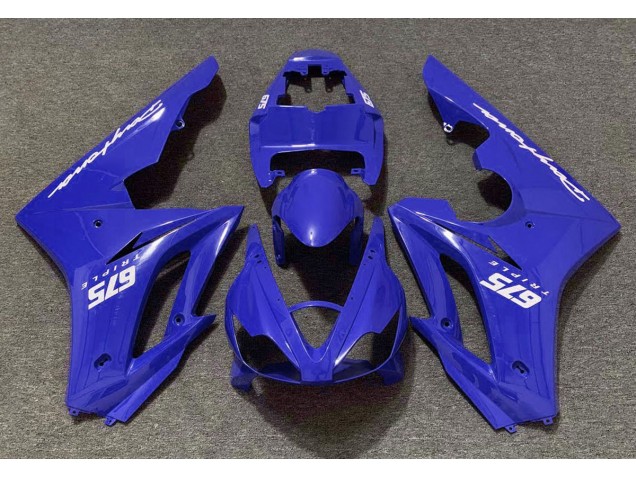 Glänzend Blau 2006-2008 Triumph Daytona 675 Motorrad Verkleidung Glänzend Blau 2006-2008 Triumph Daytona 675 Motorrad Verkleidung
