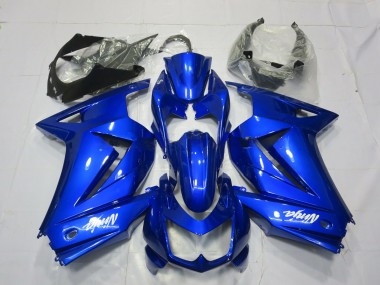 Glänzend Blau 2008-2012 Kawasaki Ninja 250 Motorrad Verkleidung