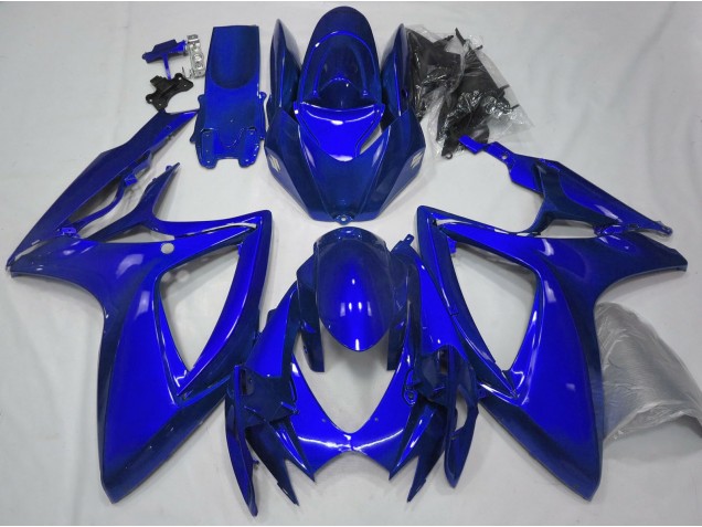 Glänzend Blau Plain 2006-2007 Suzuki GSXR 600-750 Motorrad Verkleidung Glänzend Blau Plain 2006-2007 Suzuki GSXR 600-750 Motorrad Verkleidung