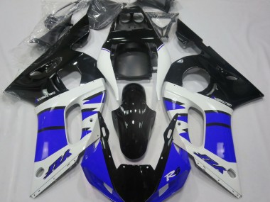 Glänzend Blau & Schwarz 1998-2002 Yamaha R6 Motorrad Verkleidung