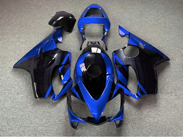 Glänzend Blau & Schwarz 2001-2003 Honda CBR600 F4i Motorrad Verkleidung Glänzend Blau & Schwarz 2001-2003 Honda CBR600 F4i Motorrad Verkleidung