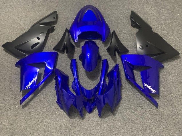 Glänzend Blau & Schwarz 2004-2005 Kawasaki ZX10R Motorrad Verkleidung Glänzend Blau & Schwarz 2004-2005 Kawasaki ZX10R Motorrad Verkleidung