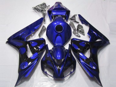 Glänzend Blau & Schwarz 2006-2007 Honda CBR1000RR Motorrad Verkleidung