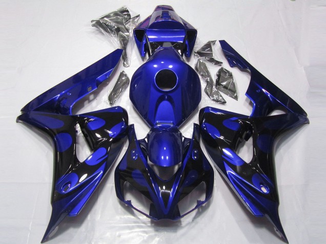 Glänzend Blau & Schwarz 2006-2007 Honda CBR1000RR Motorrad Verkleidung Glänzend Blau & Schwarz 2006-2007 Honda CBR1000RR Motorrad Verkleidung