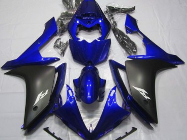 Glänzend Blau & Schwarz 2007-2008 Yamaha R1 Motorrad Verkleidung