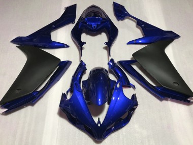 Glänzend Blau & Schwarz 2007-2008 Yamaha R1 Motorrad Verkleidung