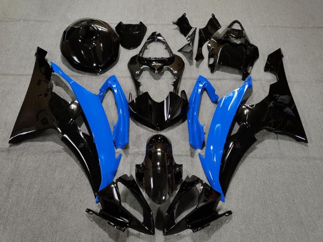 Glänzend Blau & Schwarz 2008-2016 Yamaha R6 Motorrad Verkleidung Glänzend Blau & Schwarz 2008-2016 Yamaha R6 Motorrad Verkleidung