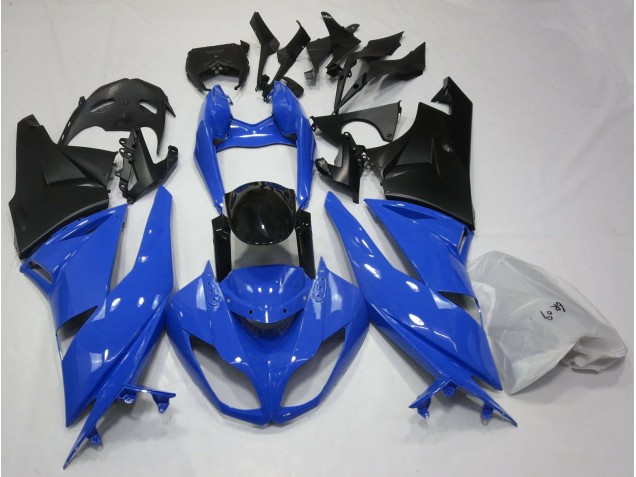 Glänzend Blau & Schwarz 2009-2012 Kawasaki ZX6R Motorrad Verkleidung Glänzend Blau & Schwarz 2009-2012 Kawasaki ZX6R Motorrad Verkleidung