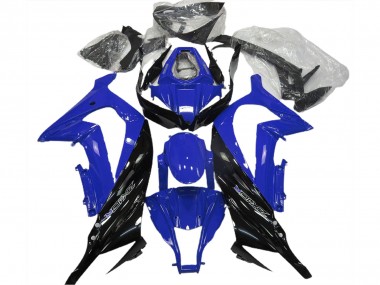 Glänzend Blau & Schwarz 2011-2015 Kawasaki ZX10R Motorrad Verkleidung