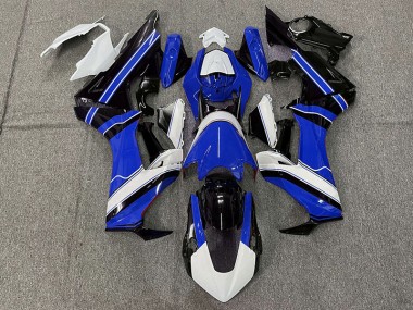 Glänzend Blau Weiß & Schwarz 2017-2023 Honda CBR1000RR Motorrad Verkleidung