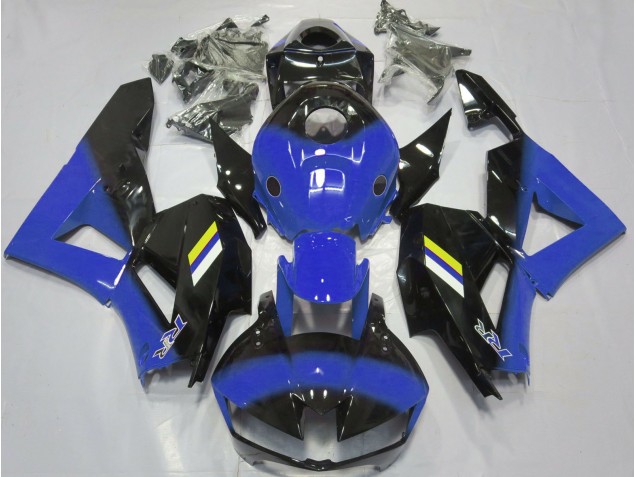 Glänzend Blau & Schwarz Design 2013-2023 Honda CBR600RR Motorrad Verkleidung Glänzend Blau & Schwarz Design 2013-2023 Honda CBR600RR Motorrad Verkleidung