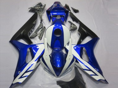 Glänzend Blau & Silber 2006-2007 Honda CBR1000RR Motorrad Verkleidung
