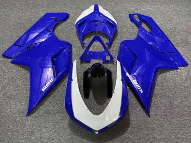 Glänzend Blau Sp 2007-2014 Ducati 848 1098 1198 Motorrad Verkleidung