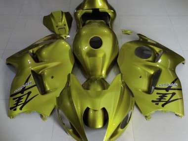 Glänzend Gelb 1997-2007 Suzuki GSXR 1300 Motorrad Verkleidung