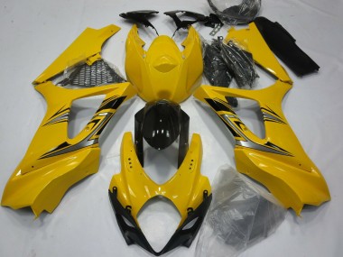 Glänzend Gelb 2007-2008 Suzuki GSXR 1000 Motorrad Verkleidung