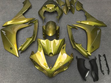 Glänzend Gelb 2007-2008 Yamaha R1 Motorrad Verkleidung