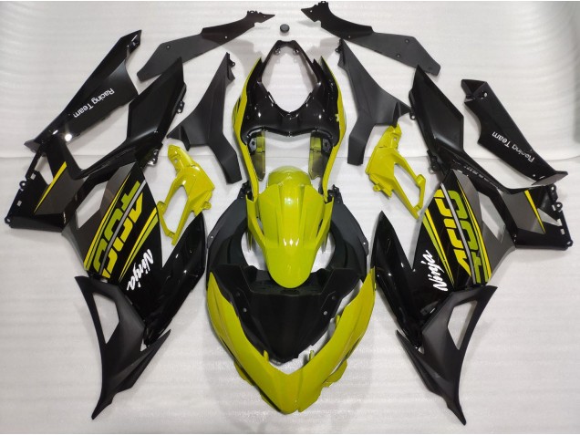 Glänzend Gelb 2018-2023 Kawasaki Ninja 400 Motorrad Verkleidung Glänzend Gelb 2018-2023 Kawasaki Ninja 400 Motorrad Verkleidung