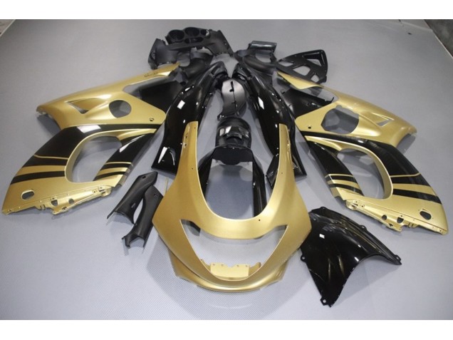 Glänzend Gold & Schwarz 1998-2007 Yamaha YZF600 Motorrad Verkleidung Glänzend Gold & Schwarz 1998-2007 Yamaha YZF600 Motorrad Verkleidung