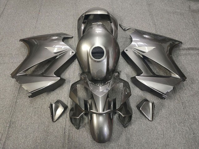 Glänzend Grau 2002-2012 Honda VFR800 Motorrad Verkleidung Glänzend Grau 2002-2012 Honda VFR800 Motorrad Verkleidung