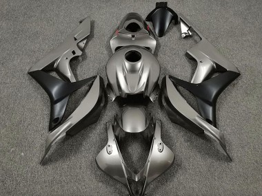 Glänzend Grau & Schwarz 2007-2008 Honda CBR600RR Motorrad Verkleidung