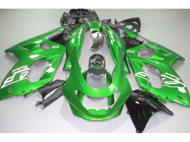Glänzend Grün 1998-2007 Yamaha YZF600 Motorrad Verkleidung Glänzend Grün 1998-2007 Yamaha YZF600 Motorrad Verkleidung