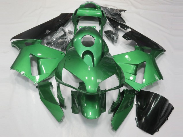 Glänzend Grün 2003-2004 Honda CBR600RR Motorrad Verkleidung Glänzend Grün 2003-2004 Honda CBR600RR Motorrad Verkleidung