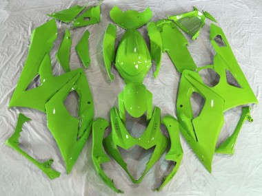 Glänzend Grün 2005-2006 Suzuki GSXR 1000 Motorrad Verkleidung