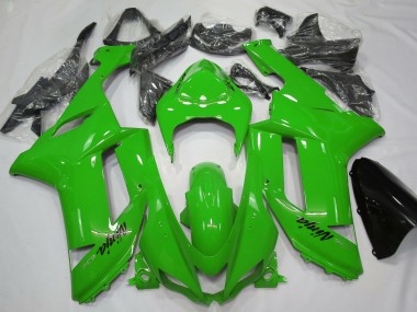 Glänzend Grün 2007-2008 Kawasaki ZX6R Motorrad Verkleidung