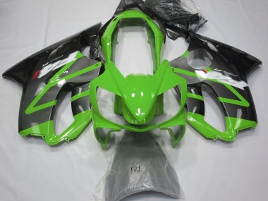 Glänzend Grün & Grau 2004-2007 Honda CBR600 F4i Motorrad Verkleidung