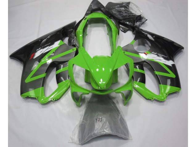 Glänzend Grün & Grau 2004-2007 Honda CBR600 F4i Motorrad Verkleidung Glänzend Grün & Grau 2004-2007 Honda CBR600 F4i Motorrad Verkleidung
