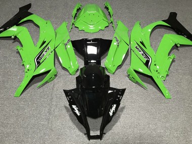 Glänzend Grün & Logos 2011-2015 Kawasaki ZX10R Motorrad Verkleidung