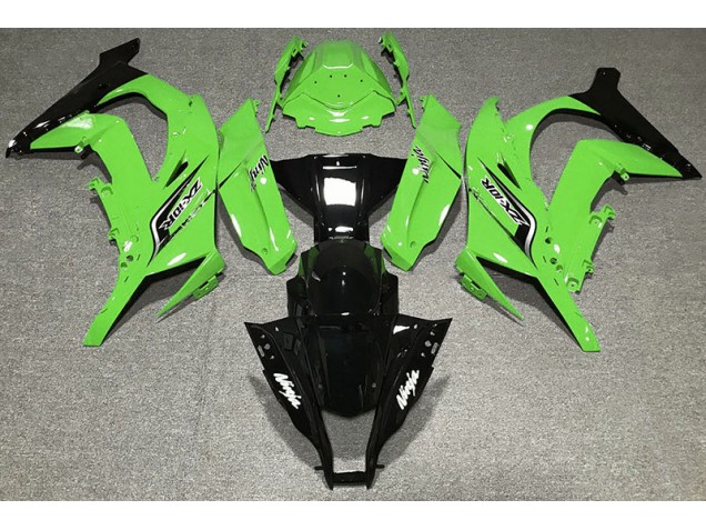 Glänzend Grün & Logos 2011-2015 Kawasaki ZX10R Motorrad Verkleidung Glänzend Grün & Logos 2011-2015 Kawasaki ZX10R Motorrad Verkleidung