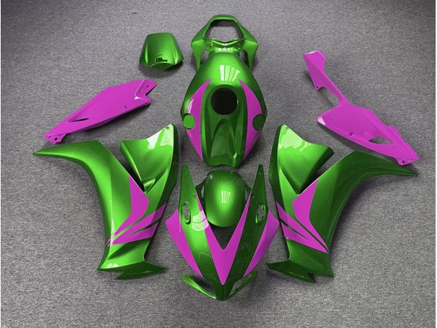 Glänzend Grün & Pink 2012-2016 Honda CBR1000RR Motorrad Verkleidung Glänzend Grün & Pink 2012-2016 Honda CBR1000RR Motorrad Verkleidung
