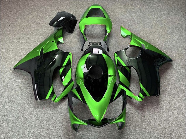 Glänzend Grün & Schwarz 2001-2003 Honda CBR600 F4i Motorrad Verkleidung Glänzend Grün & Schwarz 2001-2003 Honda CBR600 F4i Motorrad Verkleidung
