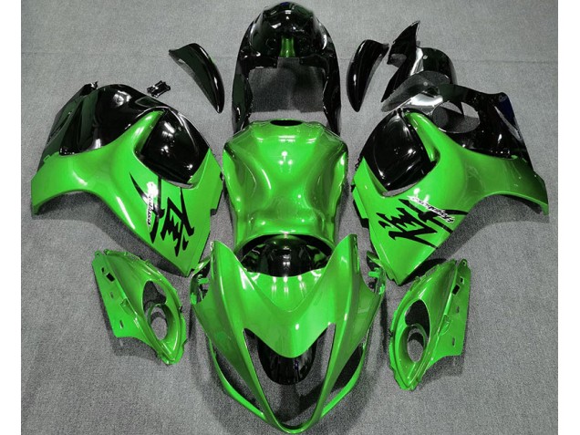 Glänzend Grün & Schwarz 2008-2020 Suzuki GSXR 1300 Motorrad Verkleidung Glänzend Grün & Schwarz 2008-2020 Suzuki GSXR 1300 Motorrad Verkleidung