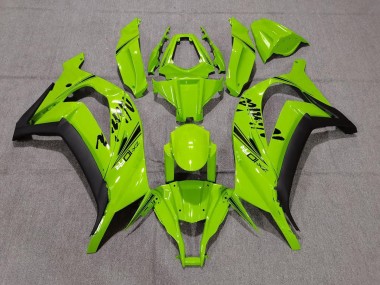 Glänzend Grün & Schwarz 2011-2015 Kawasaki ZX10R Motorrad Verkleidung